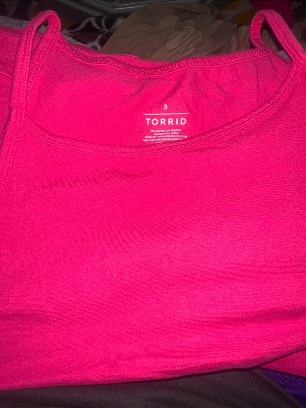Foxy Crop Top Hot Pink - Picture 3 of 3